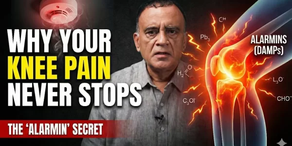 Alarmins, cause of persistent knee pain